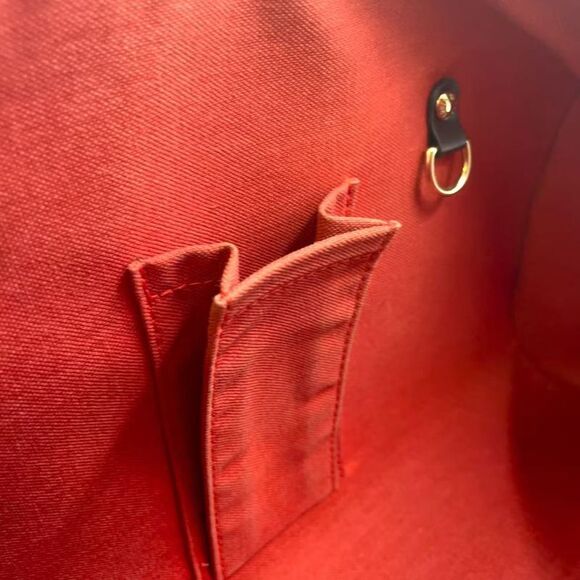 Louis Vuitton Rivera MM Damier Ebene Damier Ebene Leather × PVC Brown Handbag - Picture 5 of 15